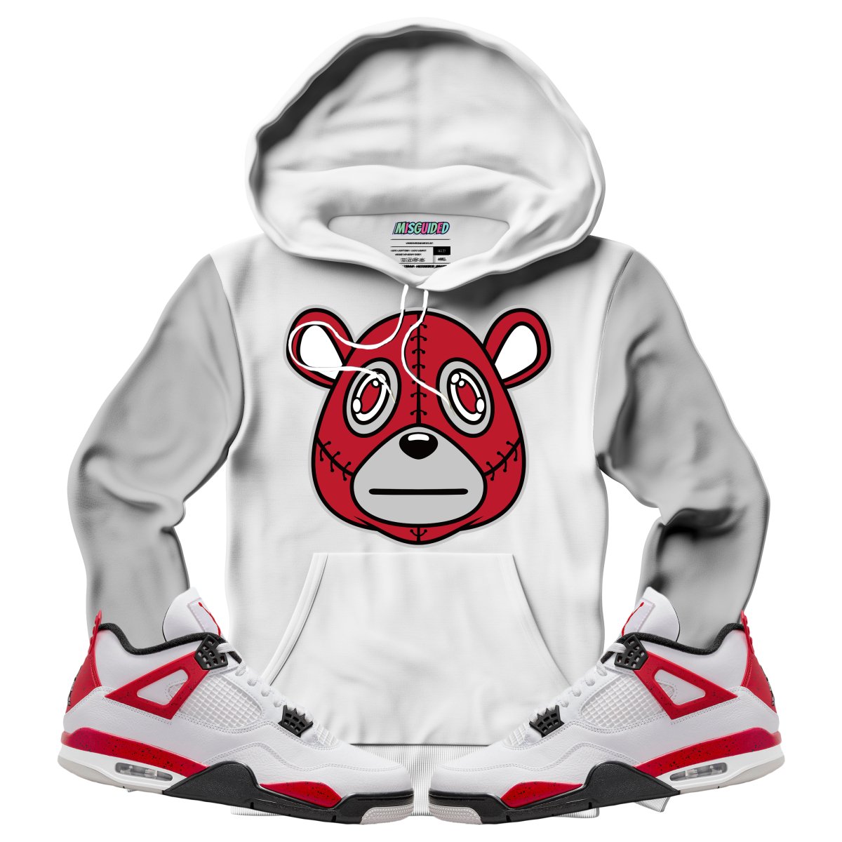 Misguided (Air Jordan 4 Red Cement) Hoodie - Misguided