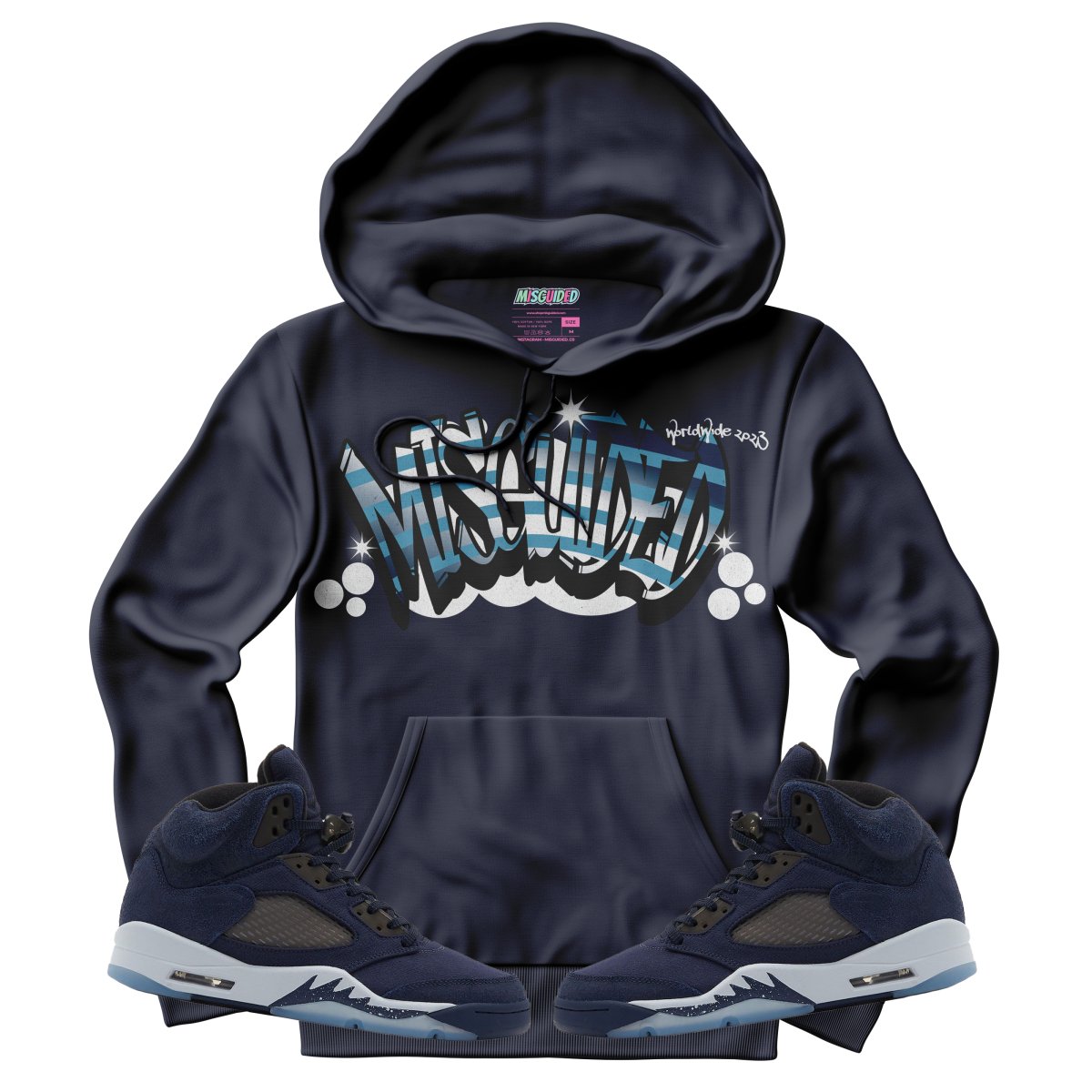 Misguided (Air Jordan 5 Midnight Navy) Hoodie - Misguided