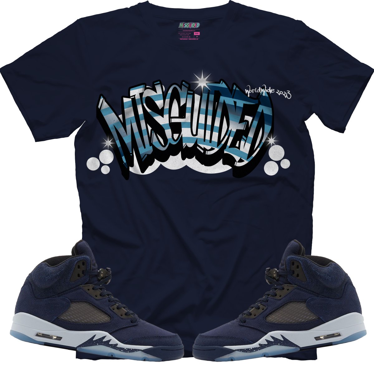 Misguided (Air Jordan 5 Midnight Navy) T-Shirt - Misguided