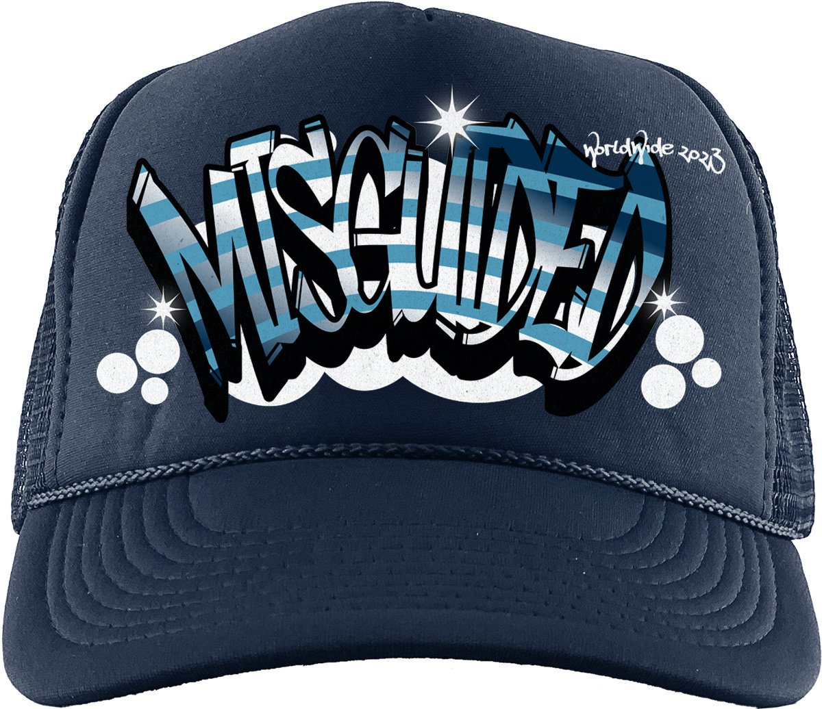 Misguided (Air Jordan 5 Midnight Navy) Trucker Hat - Misguided