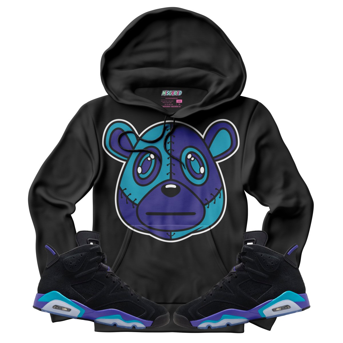 Misguided (Air Jordan 6 Aqua) Hoodie - Misguided