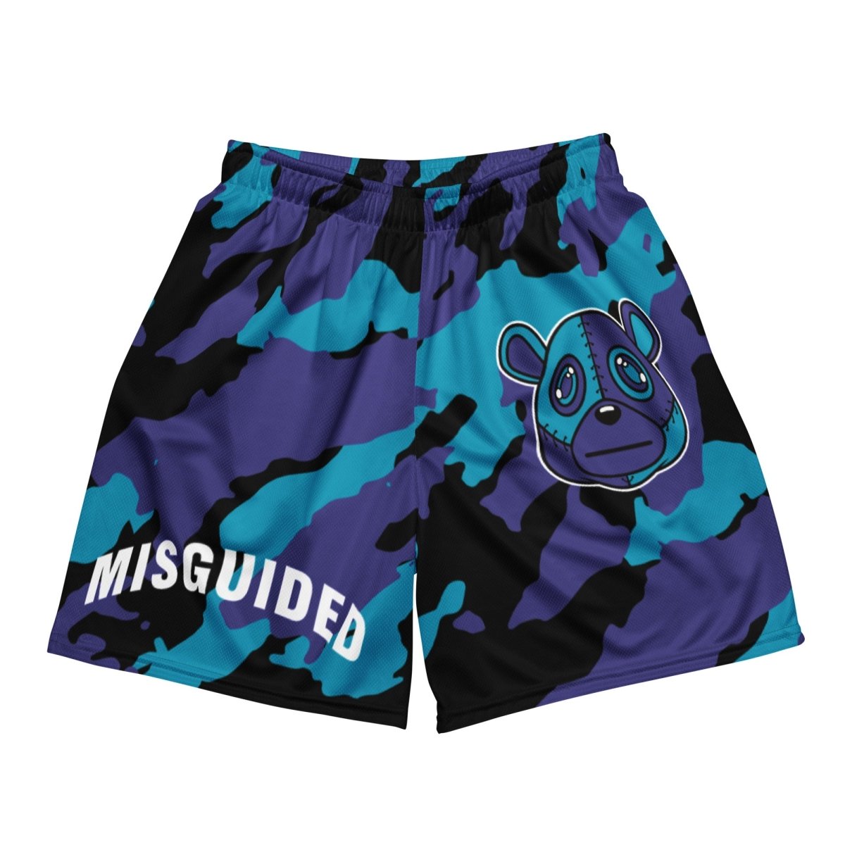 Misguided (Air Jordan 6 Aqua) Mesh Shorts - Misguided