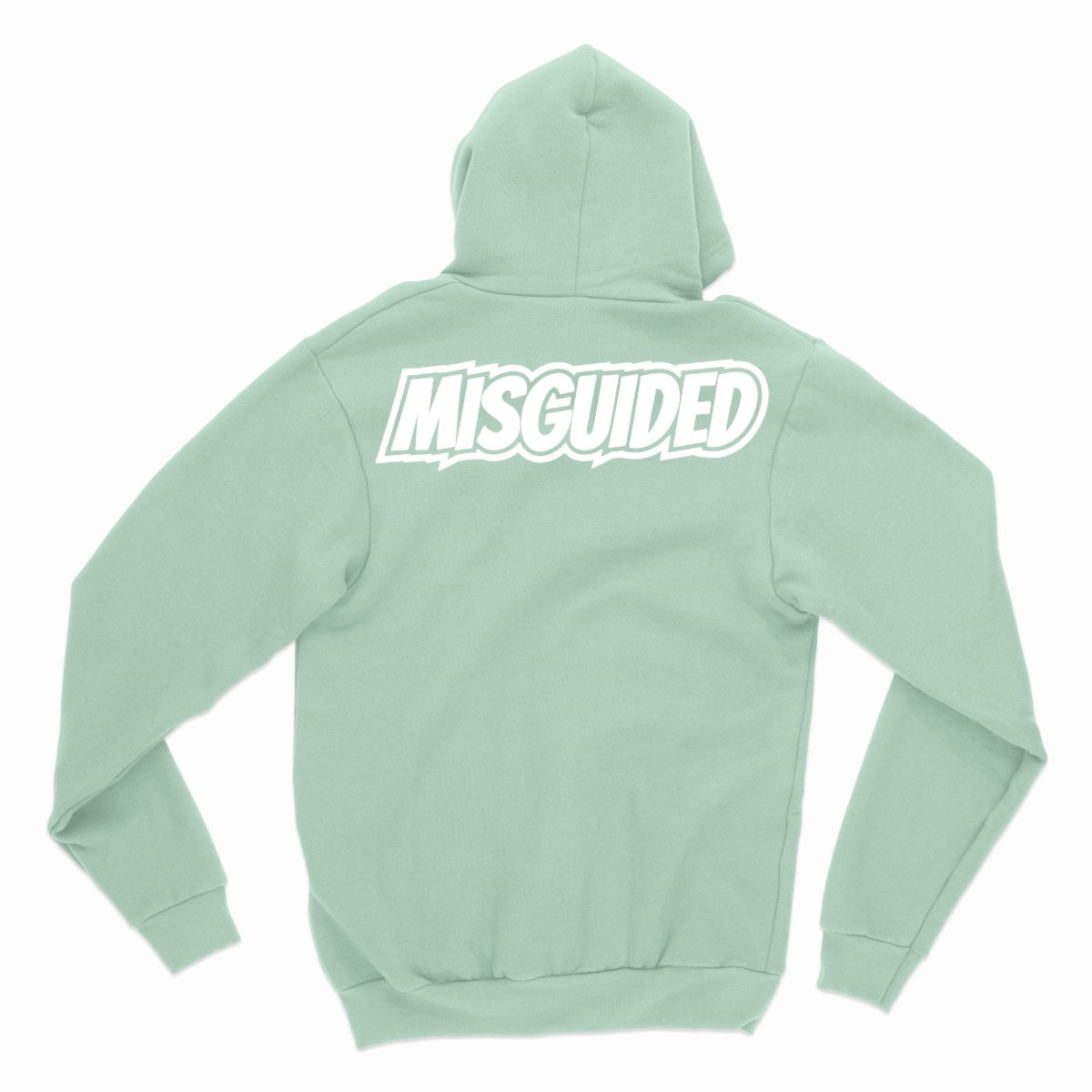 Misguided Chenille Hoodie - Mint - Misguided