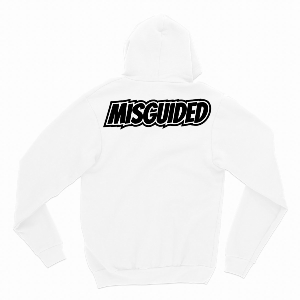 Misguided Chenille Hoodie - White - Misguided