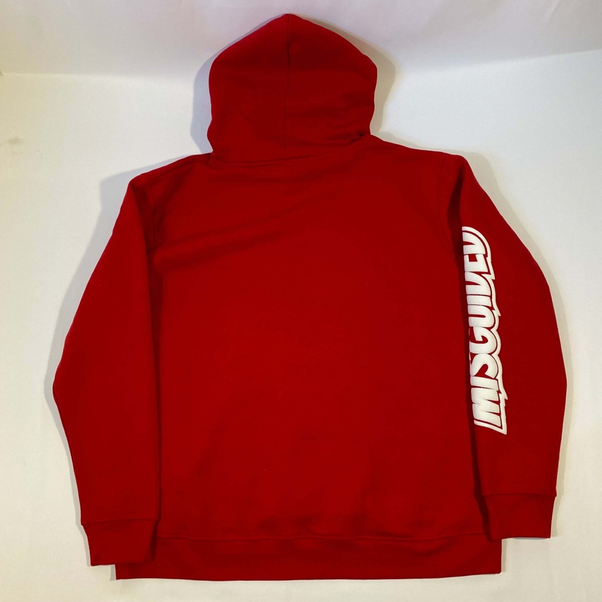 Misguided Chenille (Red Oreo 6's) Hoodie - Red - Misguided