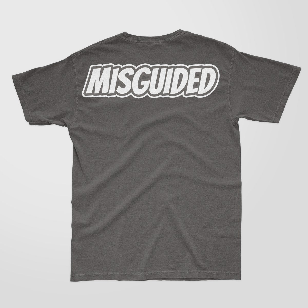 Misguided Chenille (Red Oreo 6's) T-Shirt - Dark Grey - Misguided