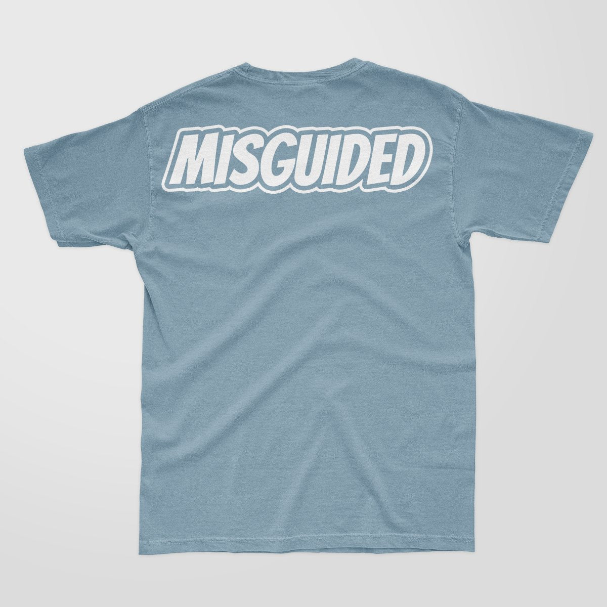 Misguided Chenille (Red Oreo 6's) T-Shirt - Light Denim - Misguided