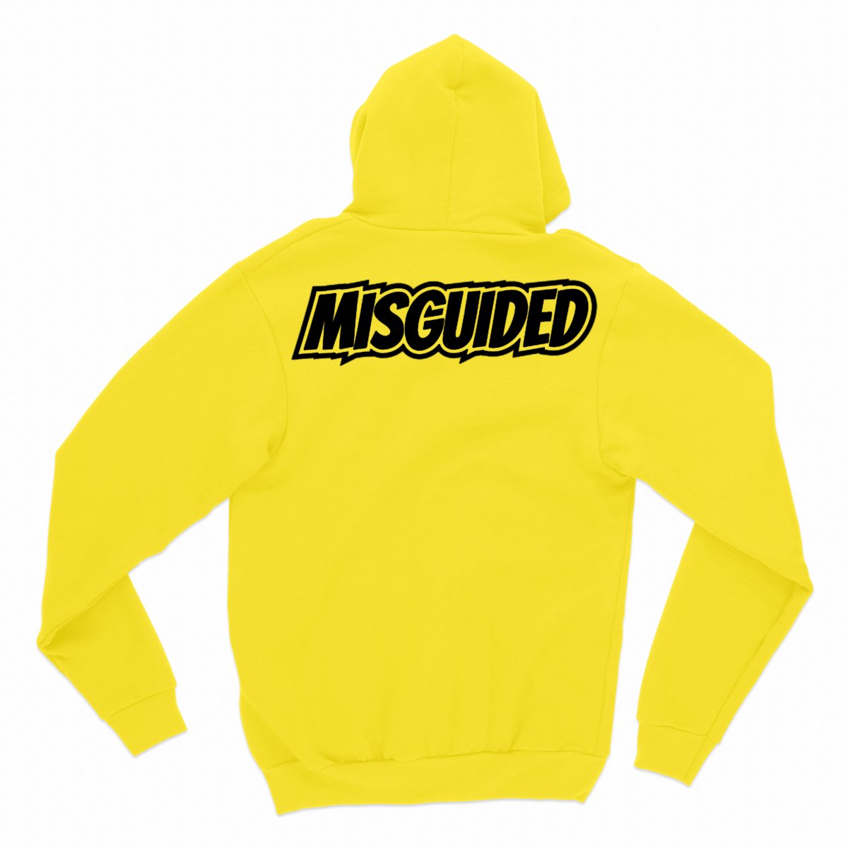 Misguided Chenille (Retro 1 Taxi) Hoodie - Yellow - Misguided