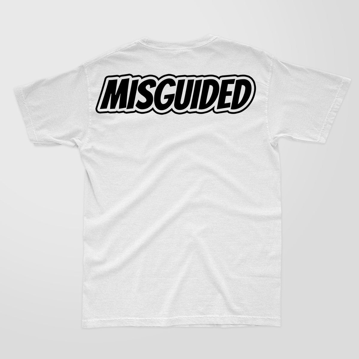 Misguided Chenille (Retro 1 Taxi) T-Shirt - White - Misguided