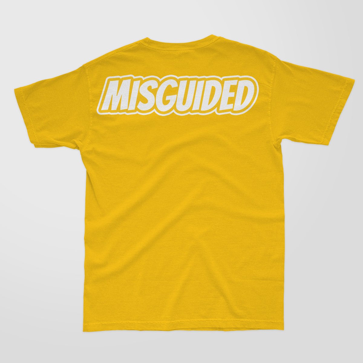 Misguided Chenille (Retro 1 Taxi) T-Shirt - Yellow - Misguided