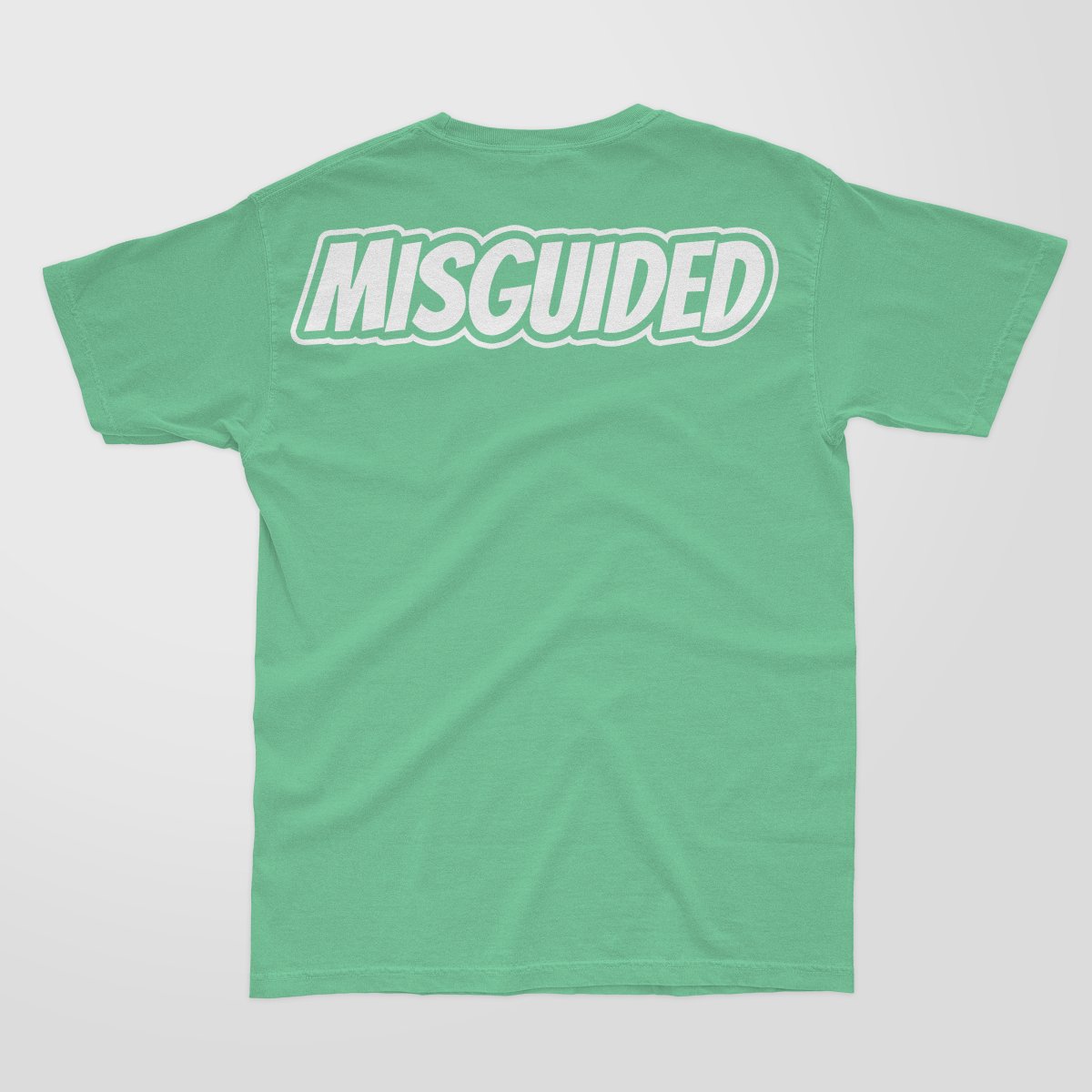 Misguided Chenille T-Shirt - Mint - Misguided