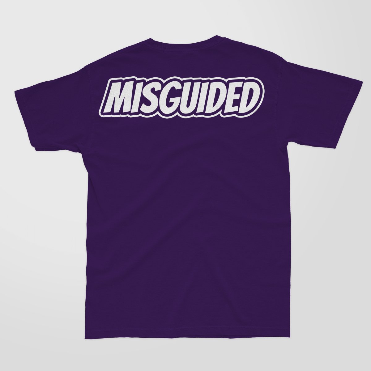 Misguided Chenille T-Shirt - Purple - Misguided