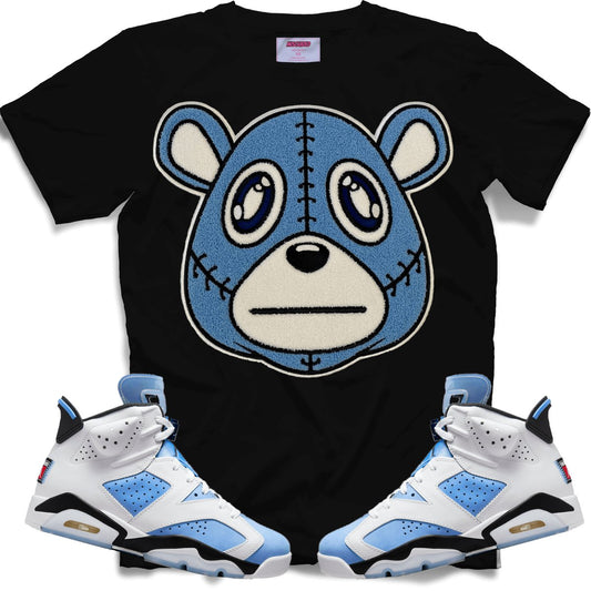 Misguided Chenille (UNC 6's) T-Shirt - Black - Misguided