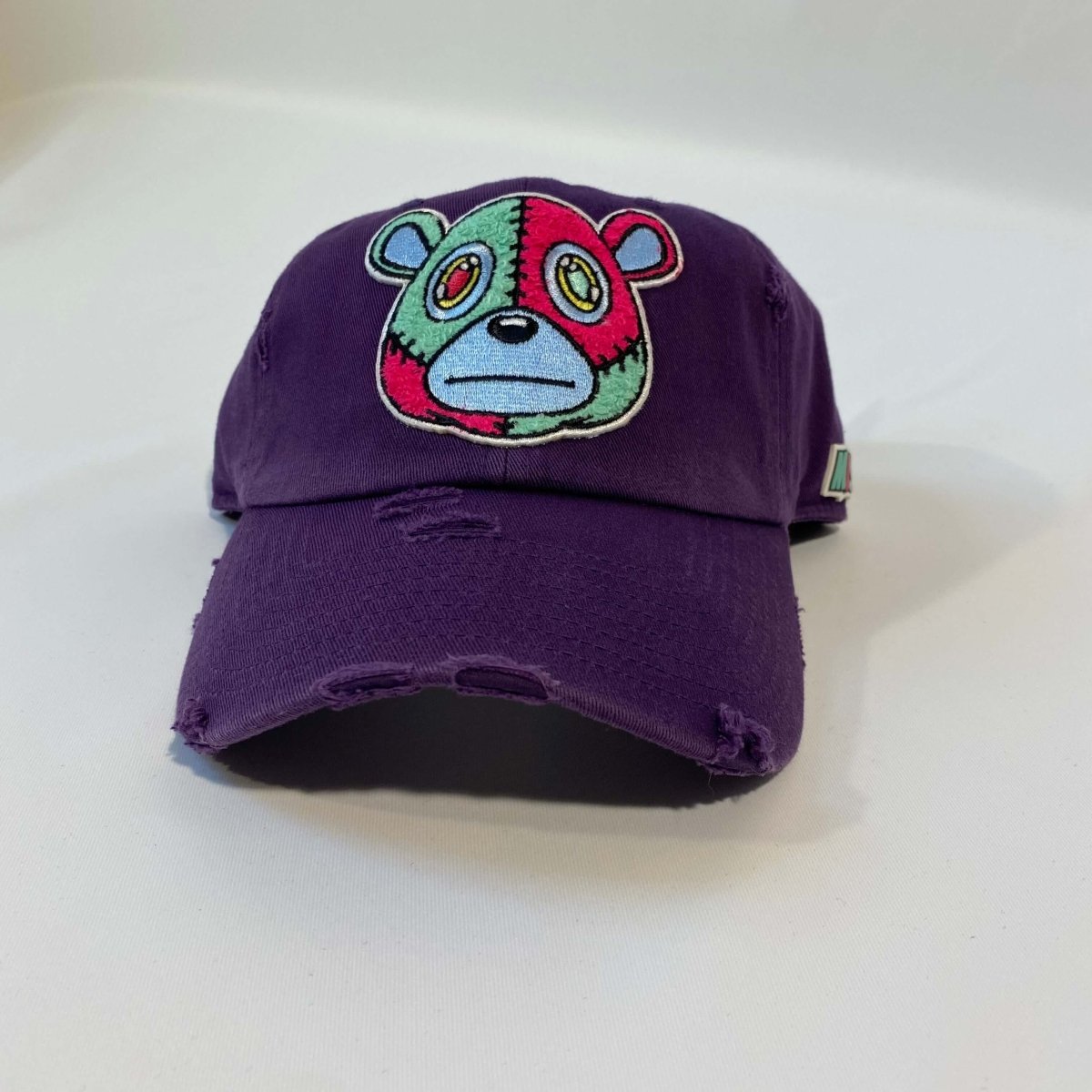 Misguided Distressed Dad Hat - Purple - Misguided