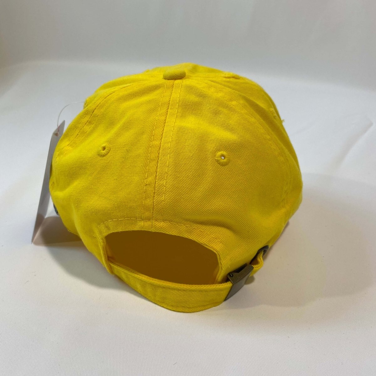 Misguided Distressed Dad Hat - Yellow - Misguided