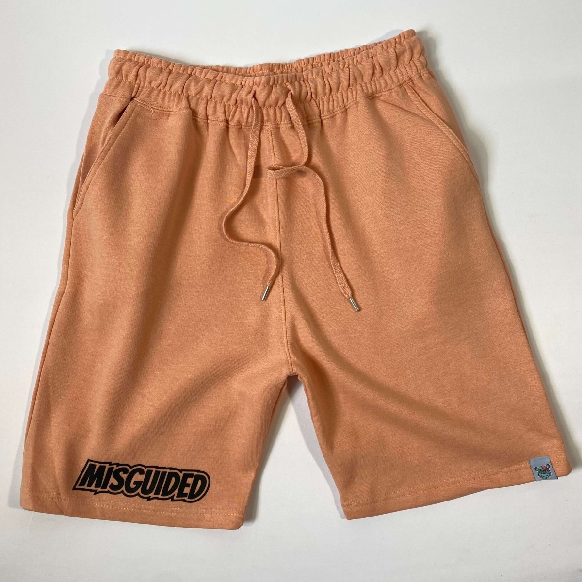 Misguided Jogger Shorts - Peach - Misguided