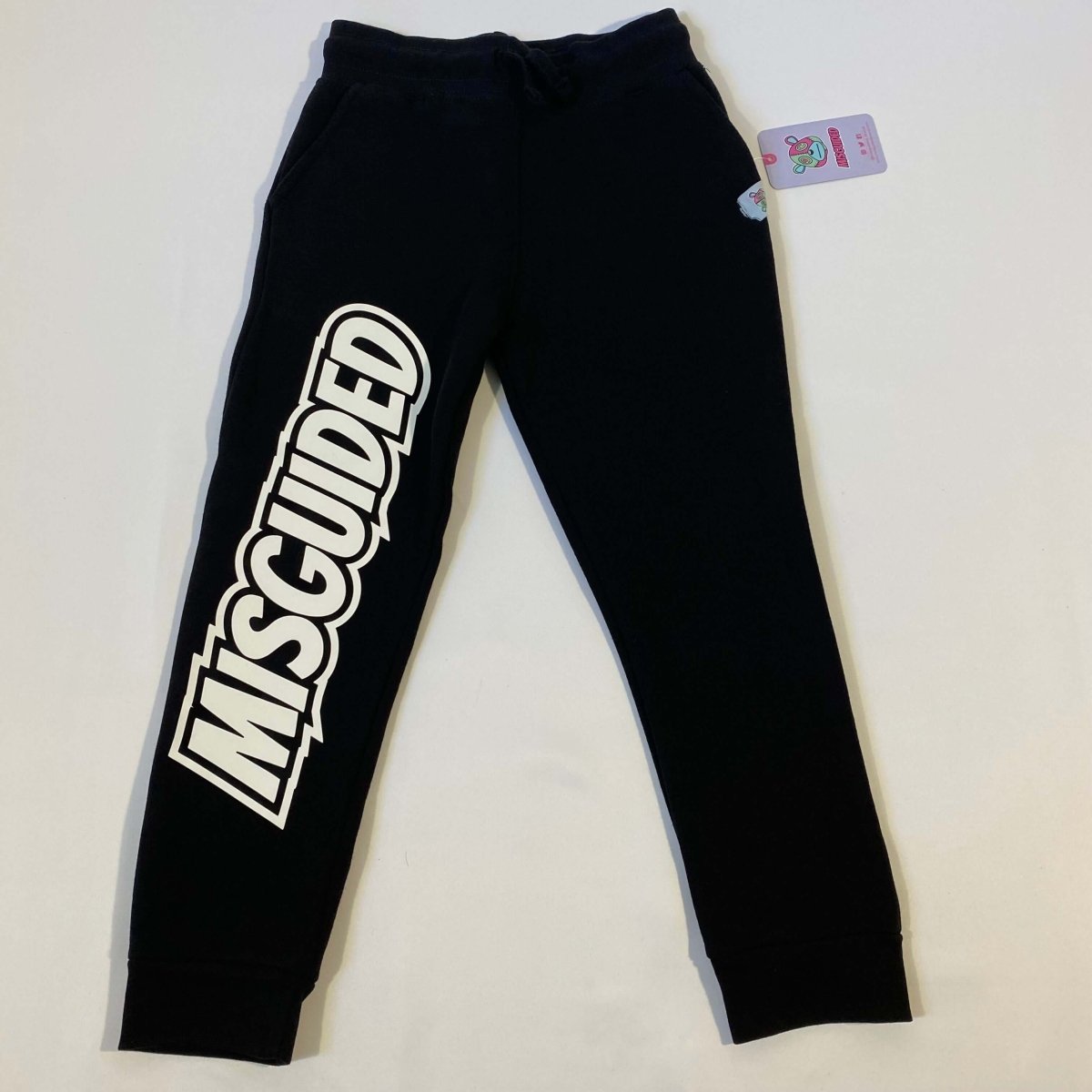 Misguided Kids Sweatpants - Black - Misguided