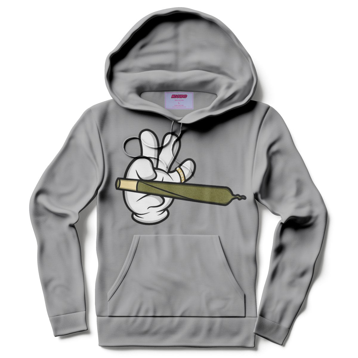 Misguided (Loud Hands) Hoodie - Grey - Misguided