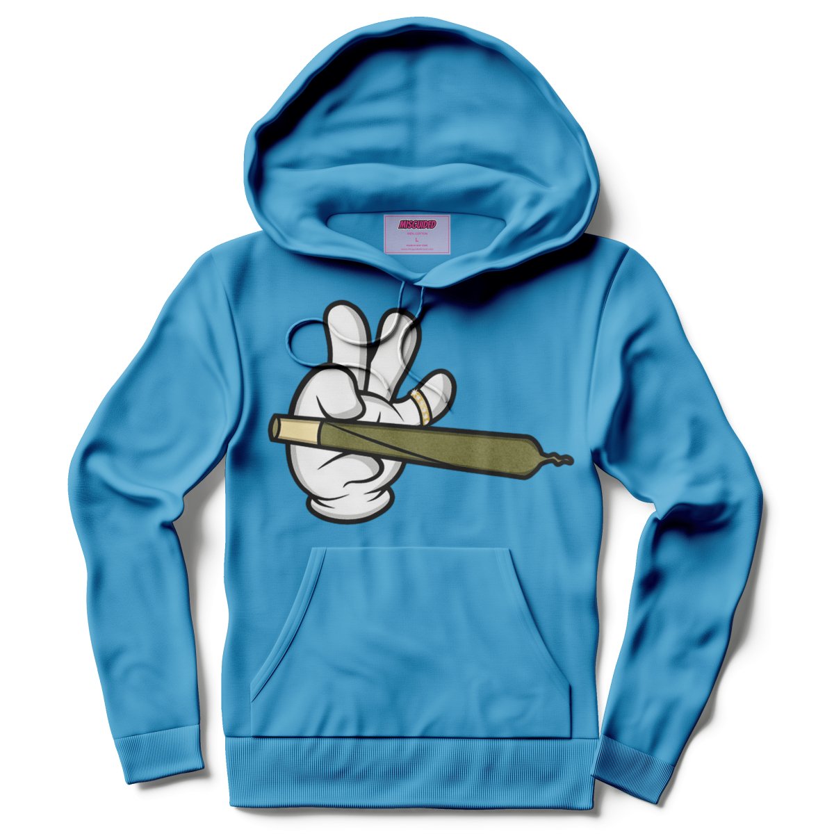 Misguided (Loud Hands) Hoodie - Sky Blue - Misguided