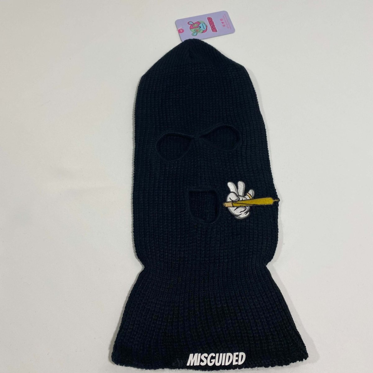 Misguided (Loud Hands) Ski Mask - Black - Misguided