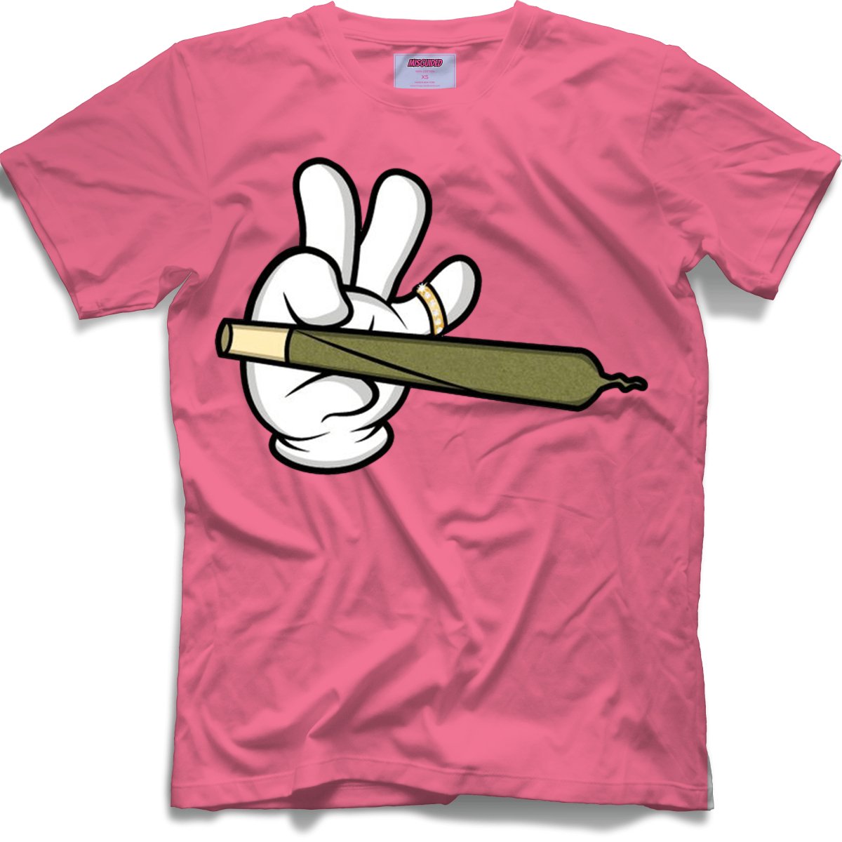 Misguided (Loud Hands) T-Shirt - Pink - Misguided