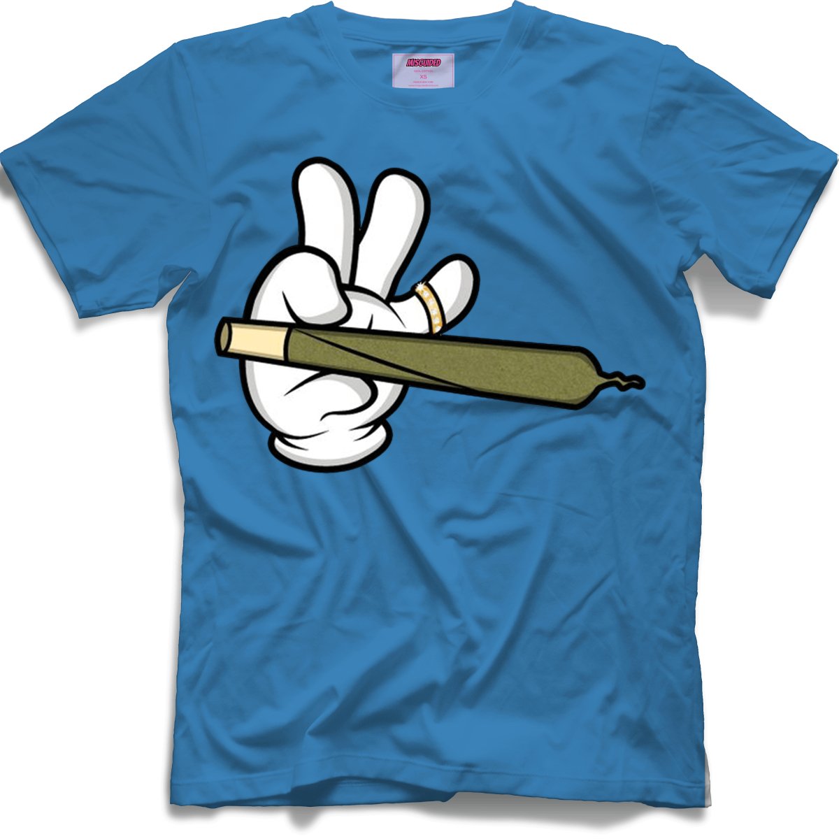 Misguided (Loud Hands) T-Shirt - Sky Blue - Misguided