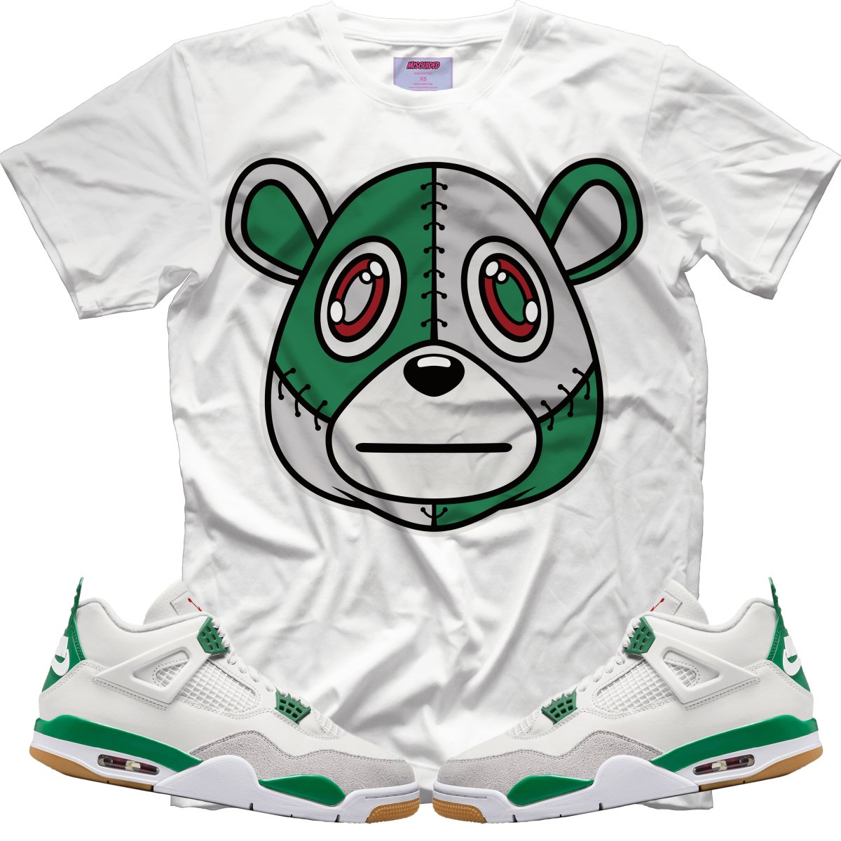 Misguided (NIKE SB X AIR JORDAN 4 PINE GREEN) T-Shirt - Misguided