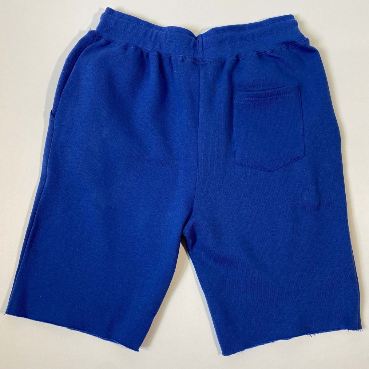 Misguided Raw Edge Jogger Shorts - Royal Blue - Misguided