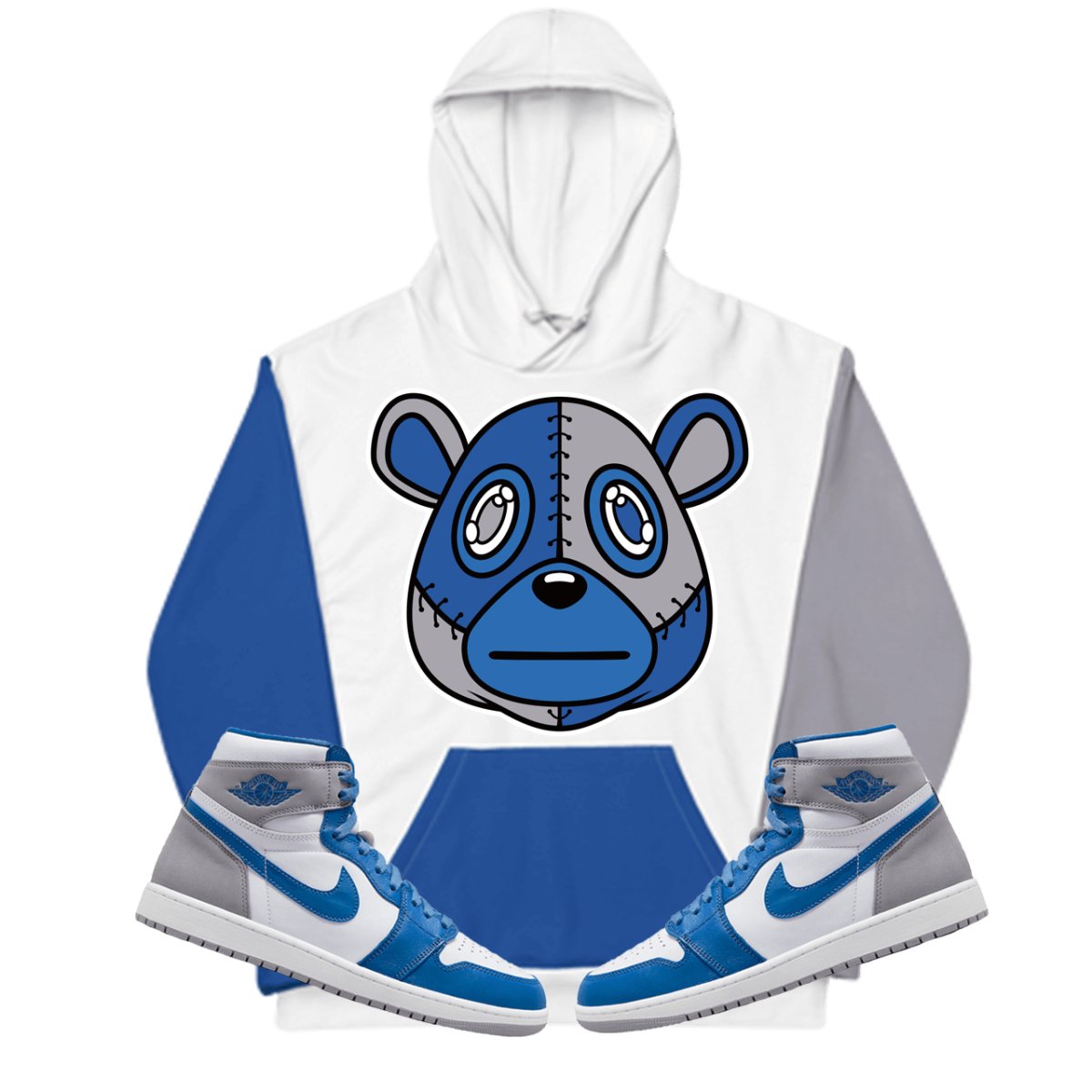 Misguided (Retro 1 True Blue) Hoodie - Misguided