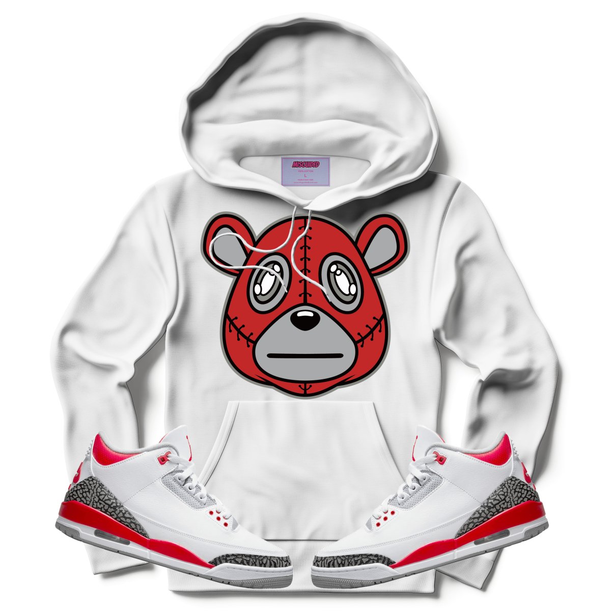 Misguided (Retro 3 Fire Red) Hoodie - Misguided