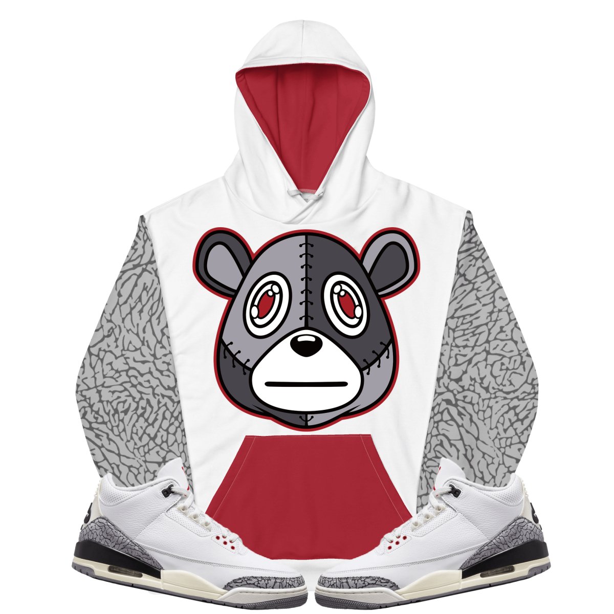 Misguided (Retro 3 White Cement) Hoodie - Misguided