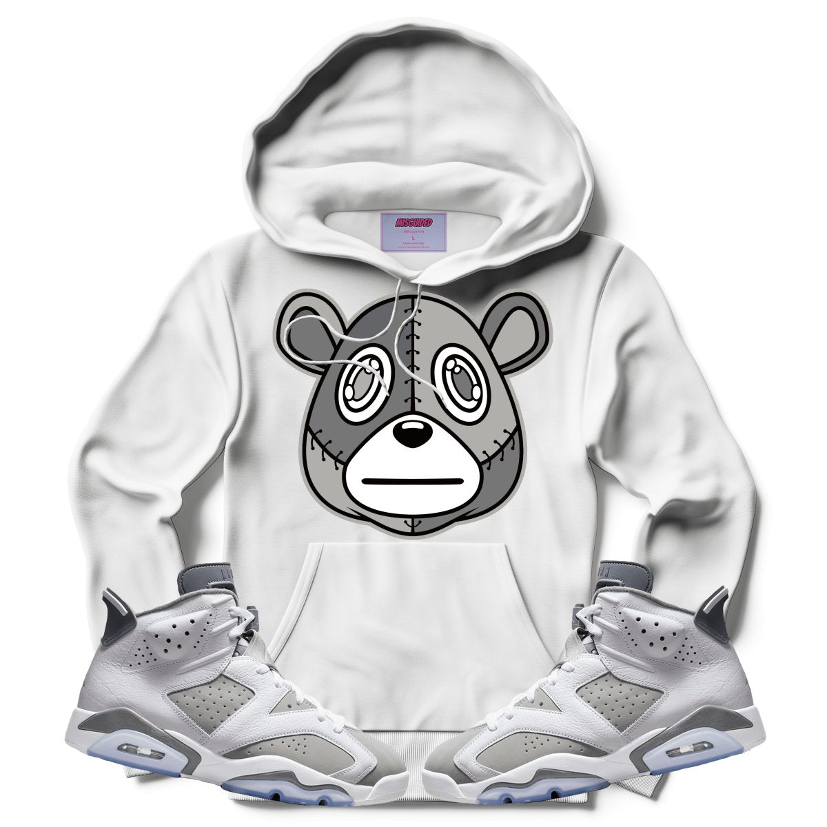 Misguided (Retro 6 Cool Grey) Hoodie - Misguided