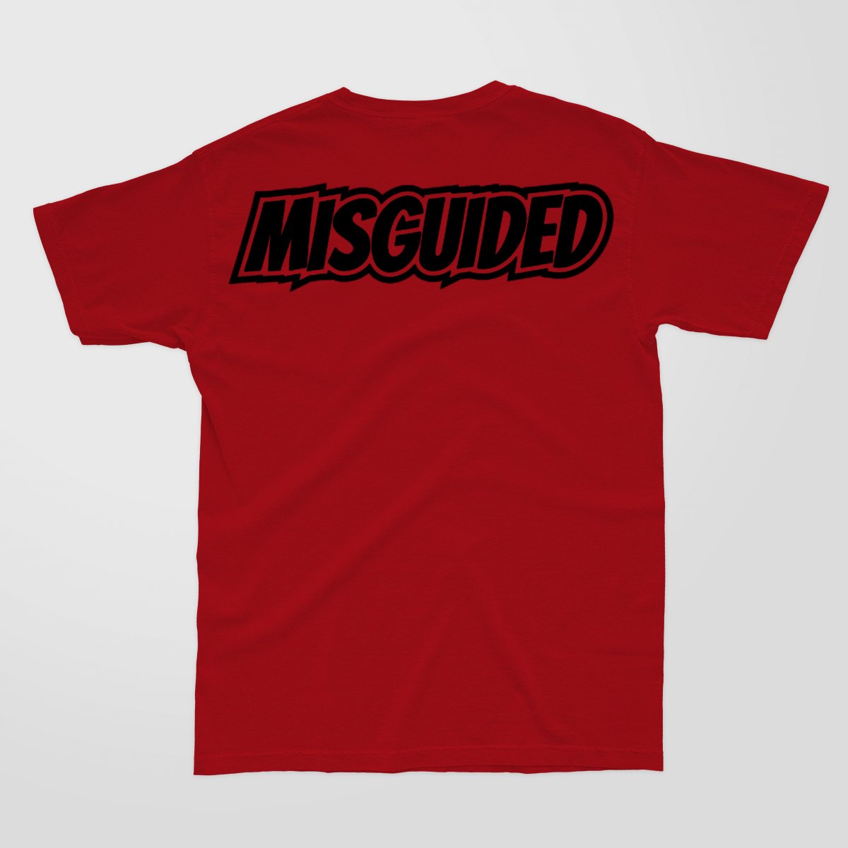 Misguided (Retro 7 Citrus) T-Shirt - Red - Misguided