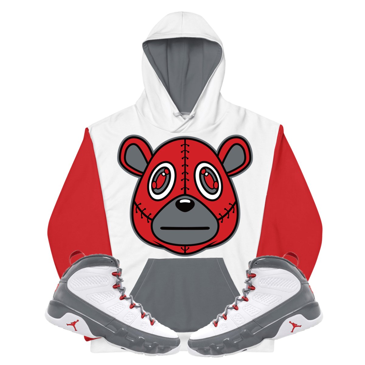 Misguided (Retro 9 Fire Red) Hoodie - Misguided