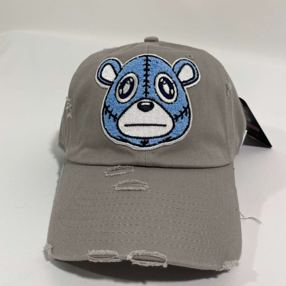 Misguided (UNC 6's) Distressed Dad Hat - Grey - Misguided