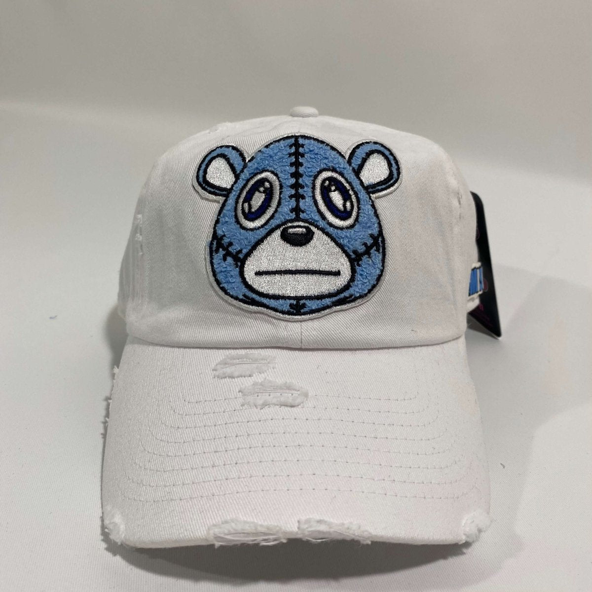 Misguided (UNC 6's) Distressed Dad Hat - White - Misguided