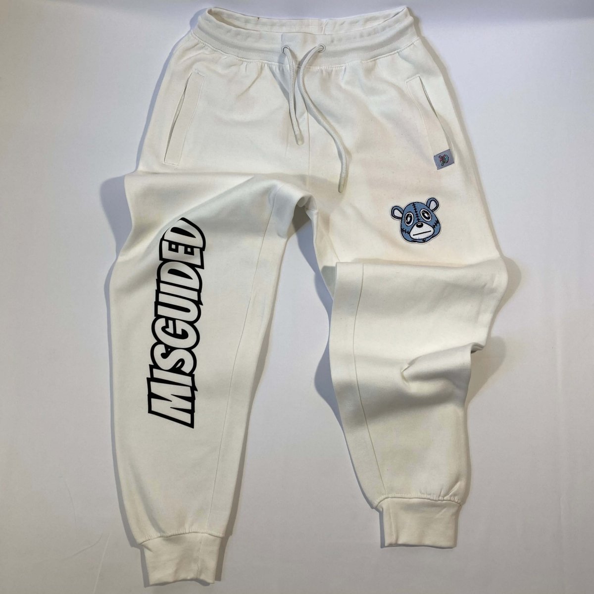 Misguided (UNC 6's) Joggers - White - Misguided