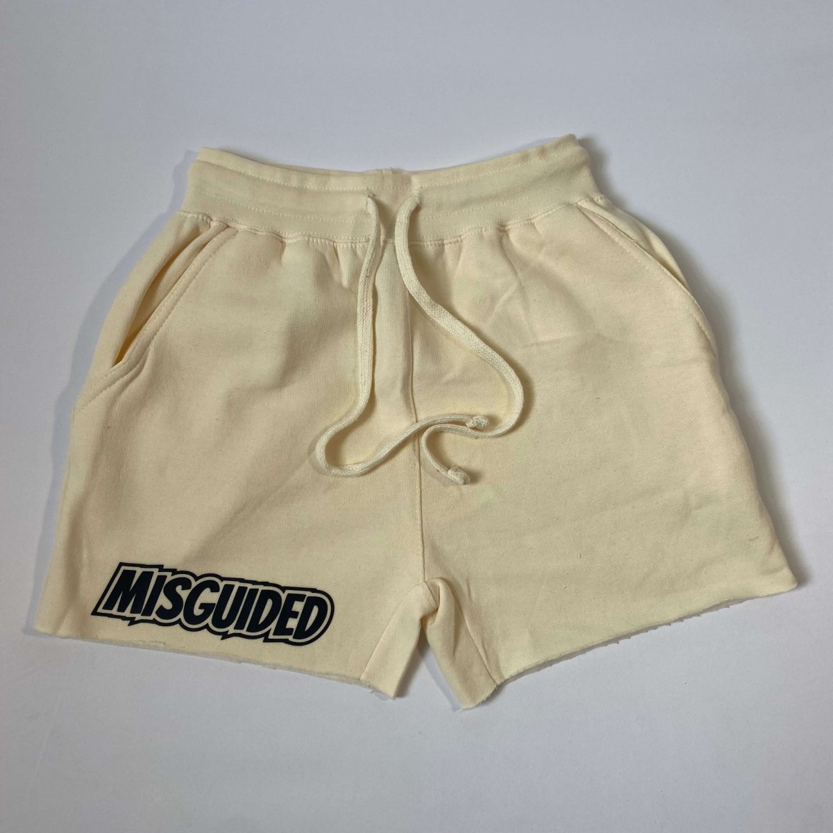 Misguided Womens Shorts - Off White - Misguided