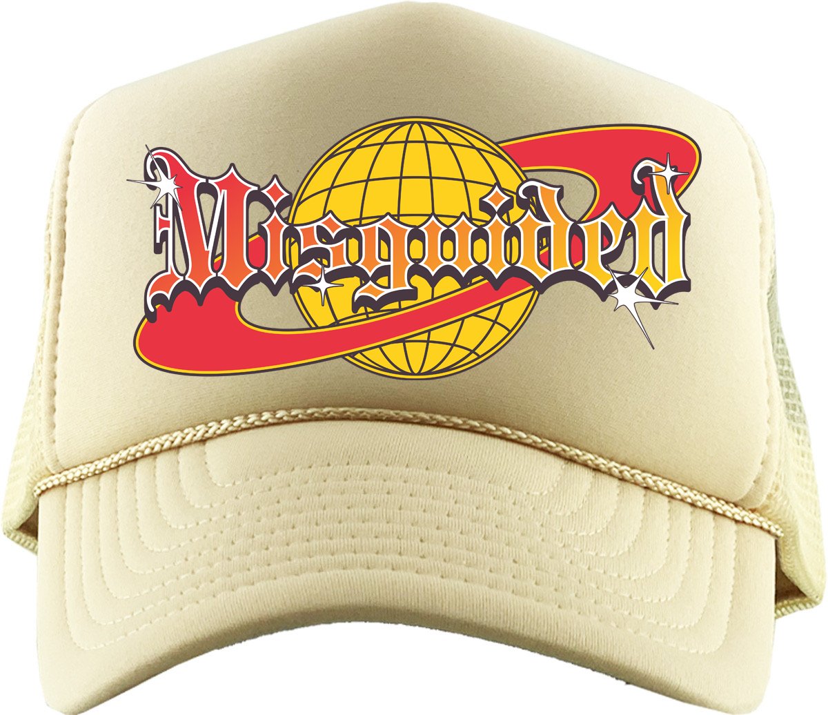 Misguided Y2K (Air Jordan 3 J Balvin Medellín Sunset) Trucker Hat - Misguided