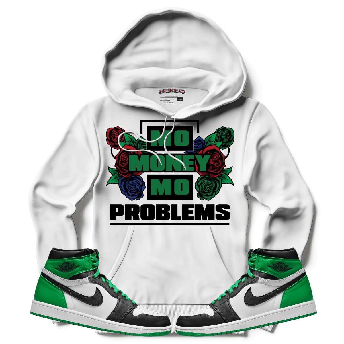 Mo Money Mo Problems (Air Jordan 1 Lucky Green) Hoodie - Misguided