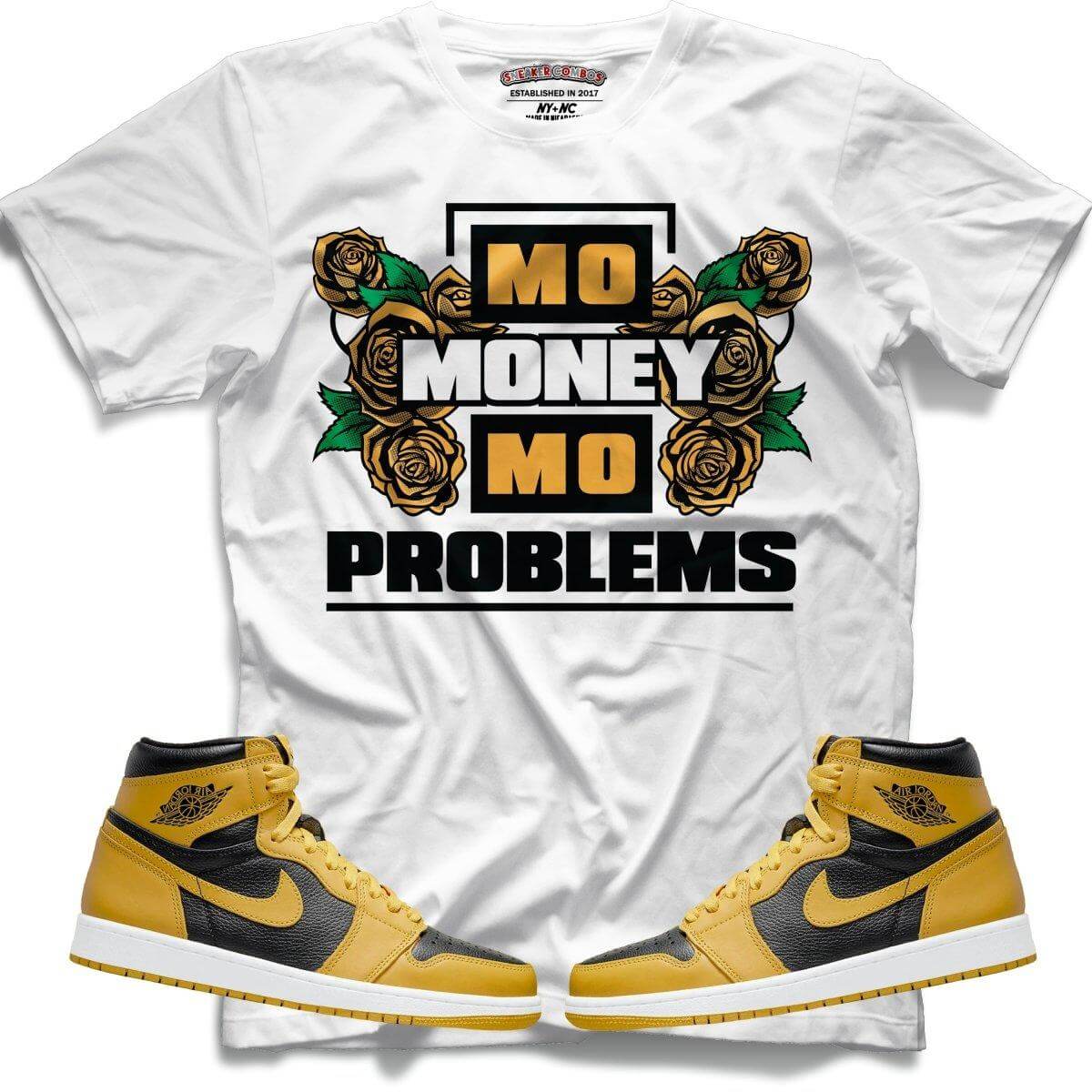 Mo Money Mo Problems (Retro 1 Pollen) T-Shirt - Misguided