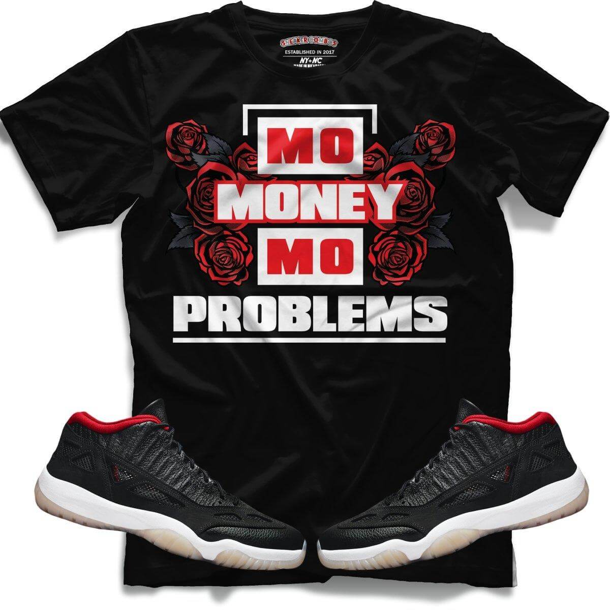 Mo Money Mo Problems (Retro 11 Low IE Bred) T-Shirt - Misguided