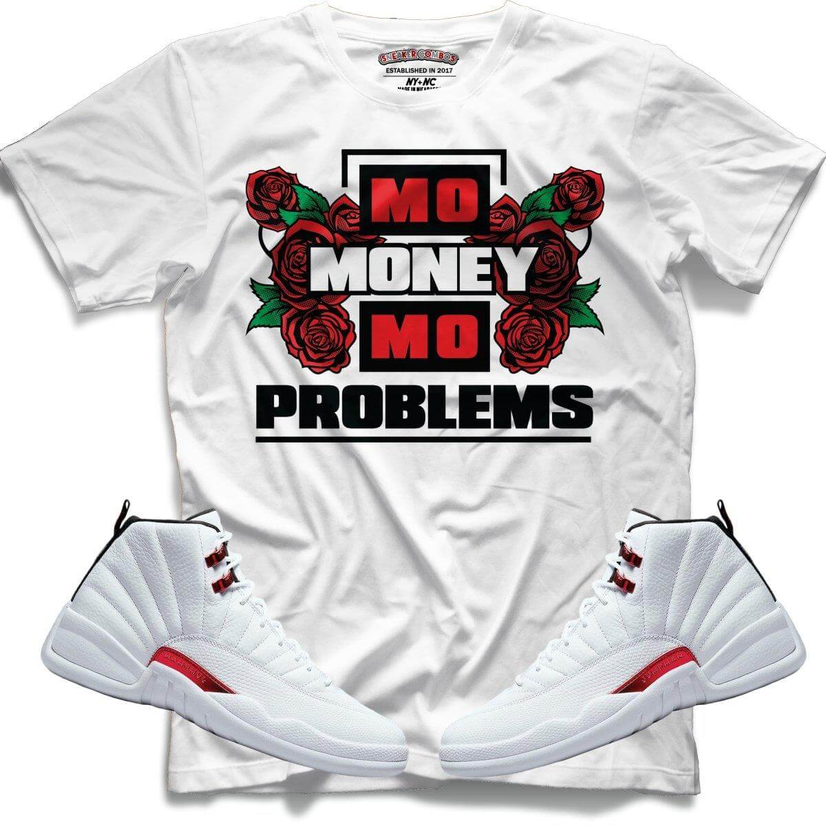 Mo Money Mo Problems (Retro 12 Twist) T-Shirt - Misguided