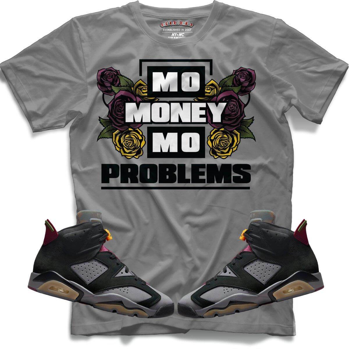 Mo Money Mo Problems (Retro 6 Bordeaux) T-Shirt - Misguided