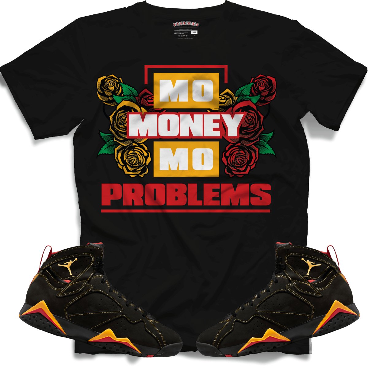 Mo Money Mo Problems (Retro 7 Citrus) T-Shirt - Misguided