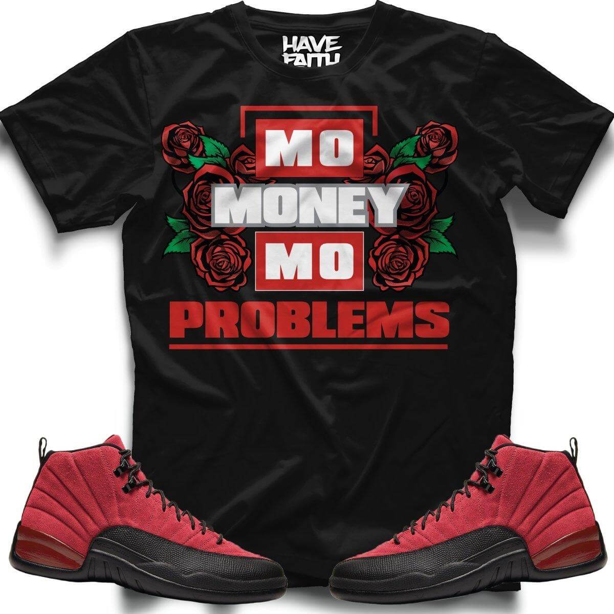 Mo Money (Reverse Flu Game Retro 12's) T-Shirt - Misguided