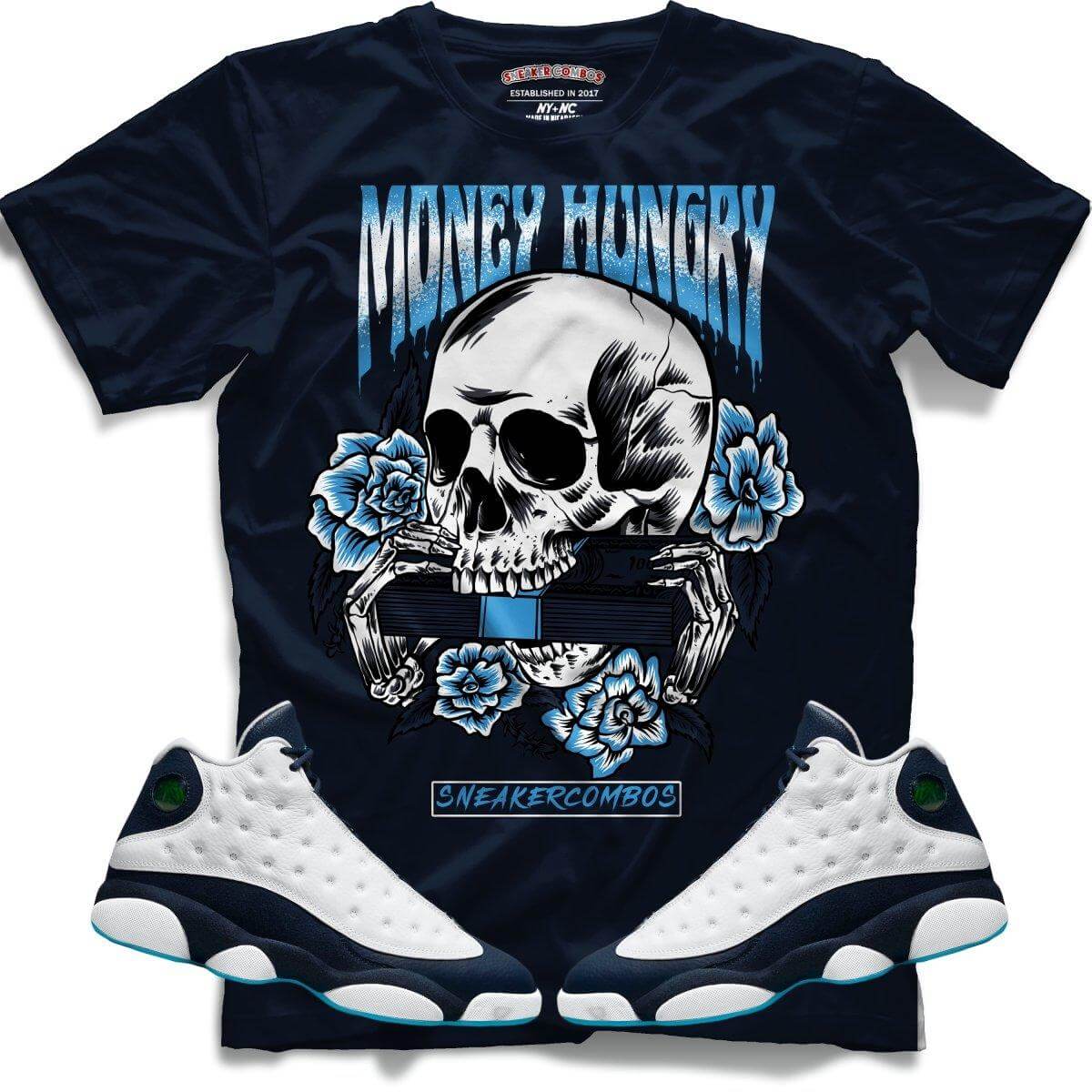 Money Hungry (Retro 13 Obsidian) T-Shirt - Misguided