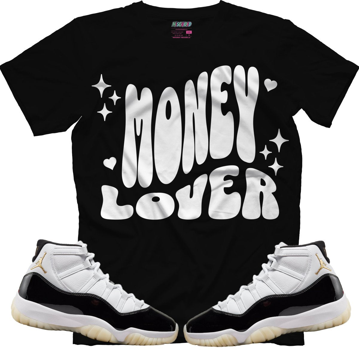 Money Lover (Air Jordan 11 Gratitude) T-Shirt - Misguided