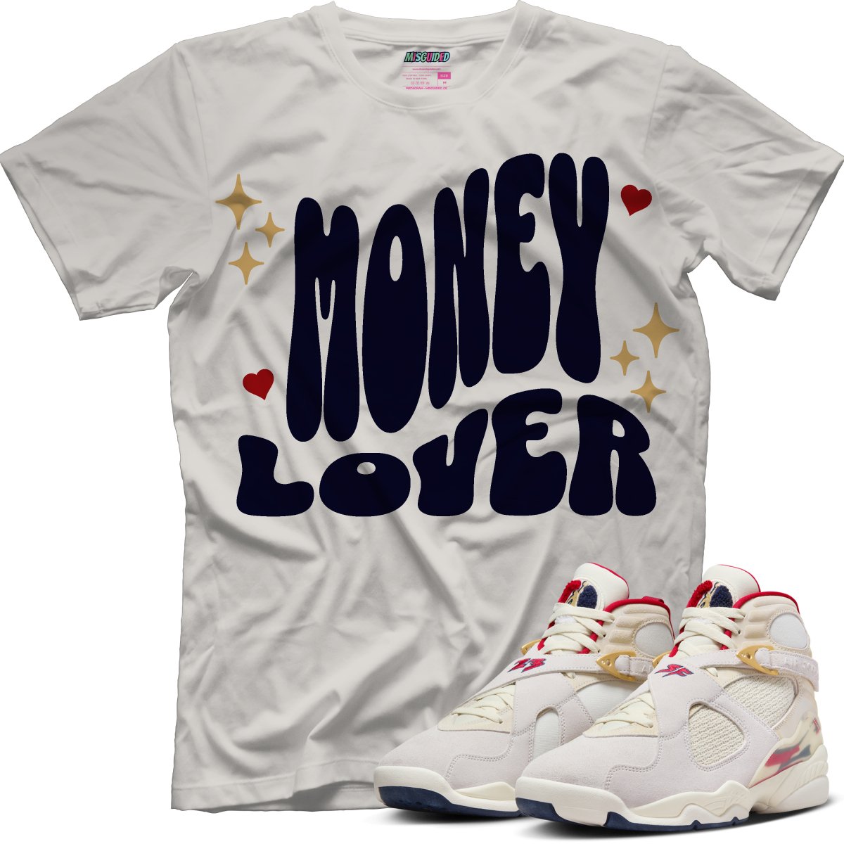 Money Lover (SOLEFLY X AIR JORDAN 8 “MI CASA ES SU CASA”) T-Shirt - Misguided