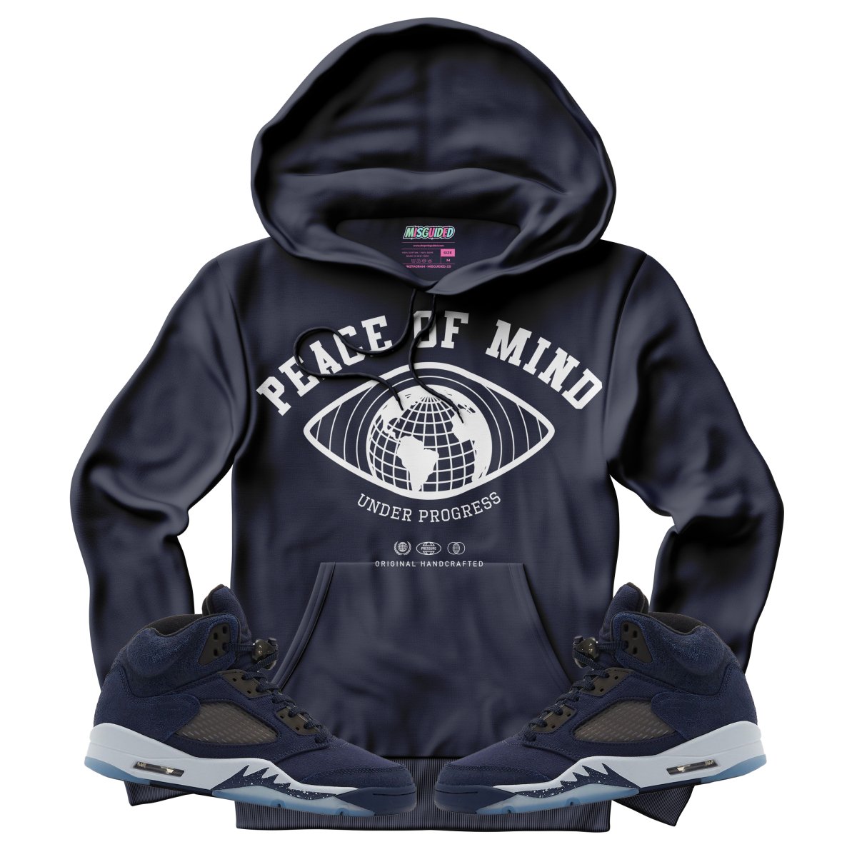 Peace Of Mind (Air Jordan 5 Midnight Navy) Hoodie - Misguided